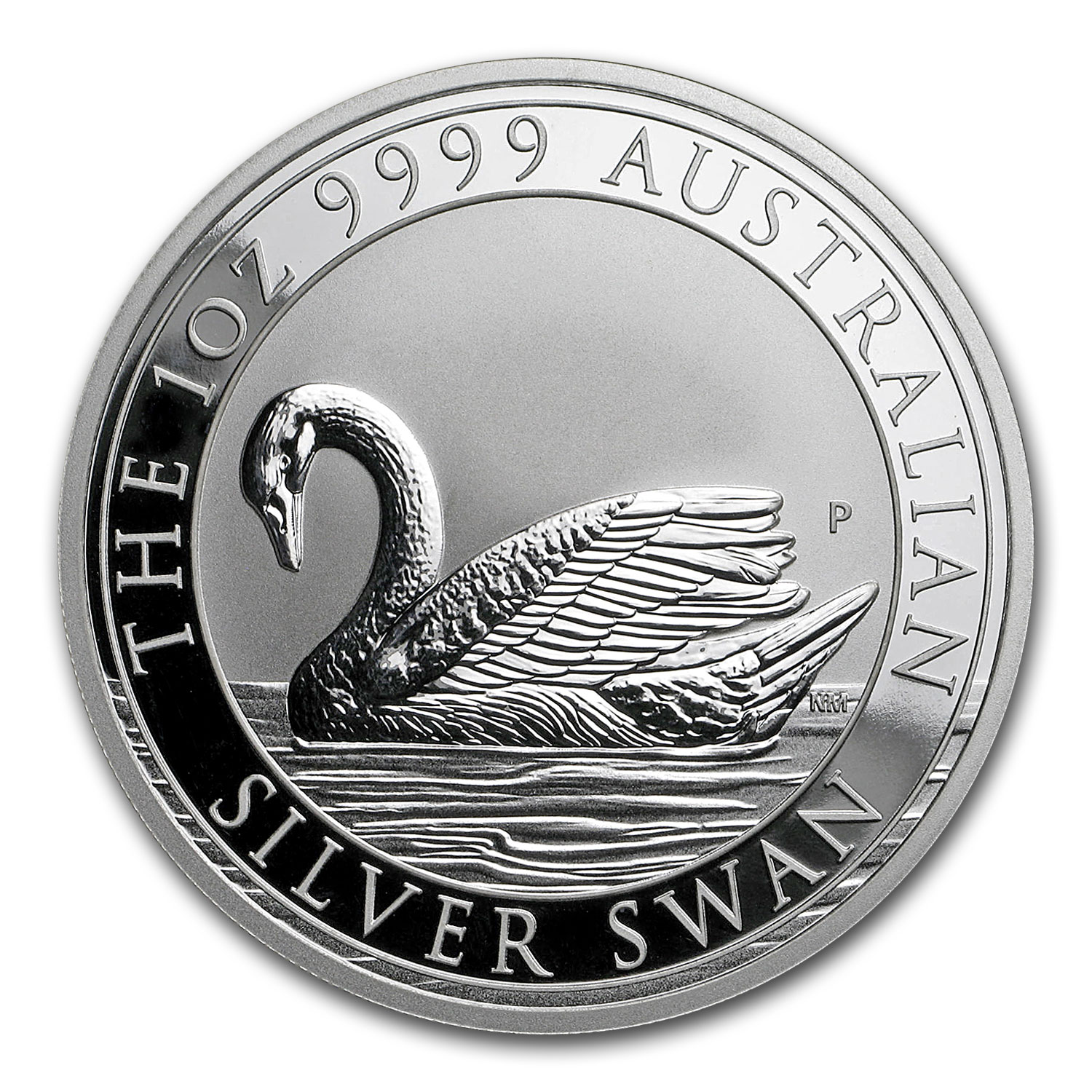 2018 Australia 1 oz Silver Swan BU nice coin